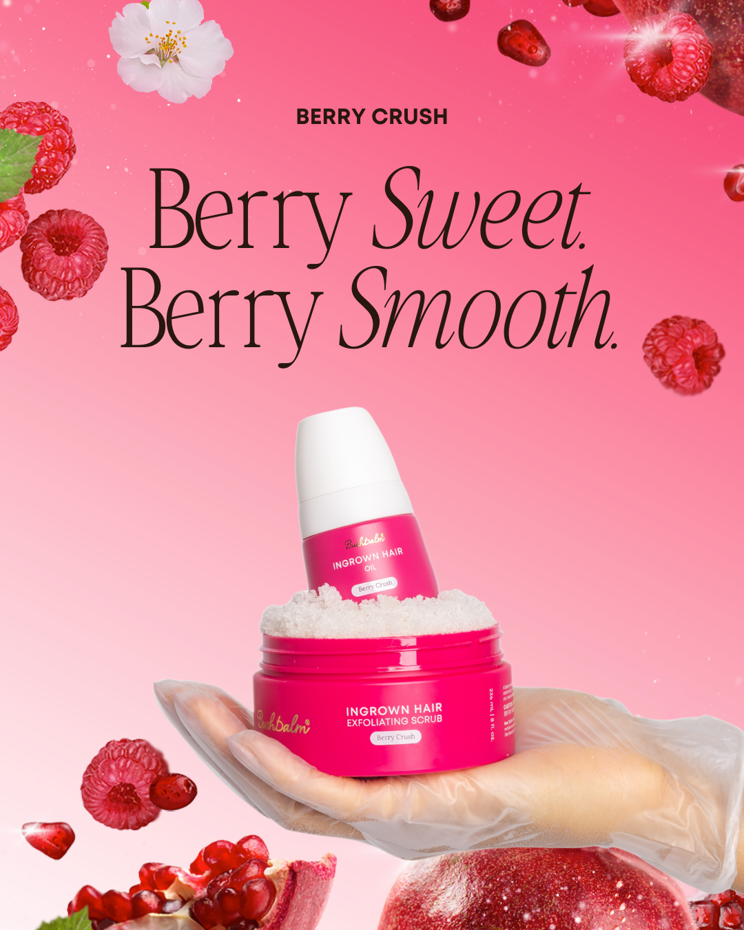 Ingrown Exfoliating Scrub- Berry Crush