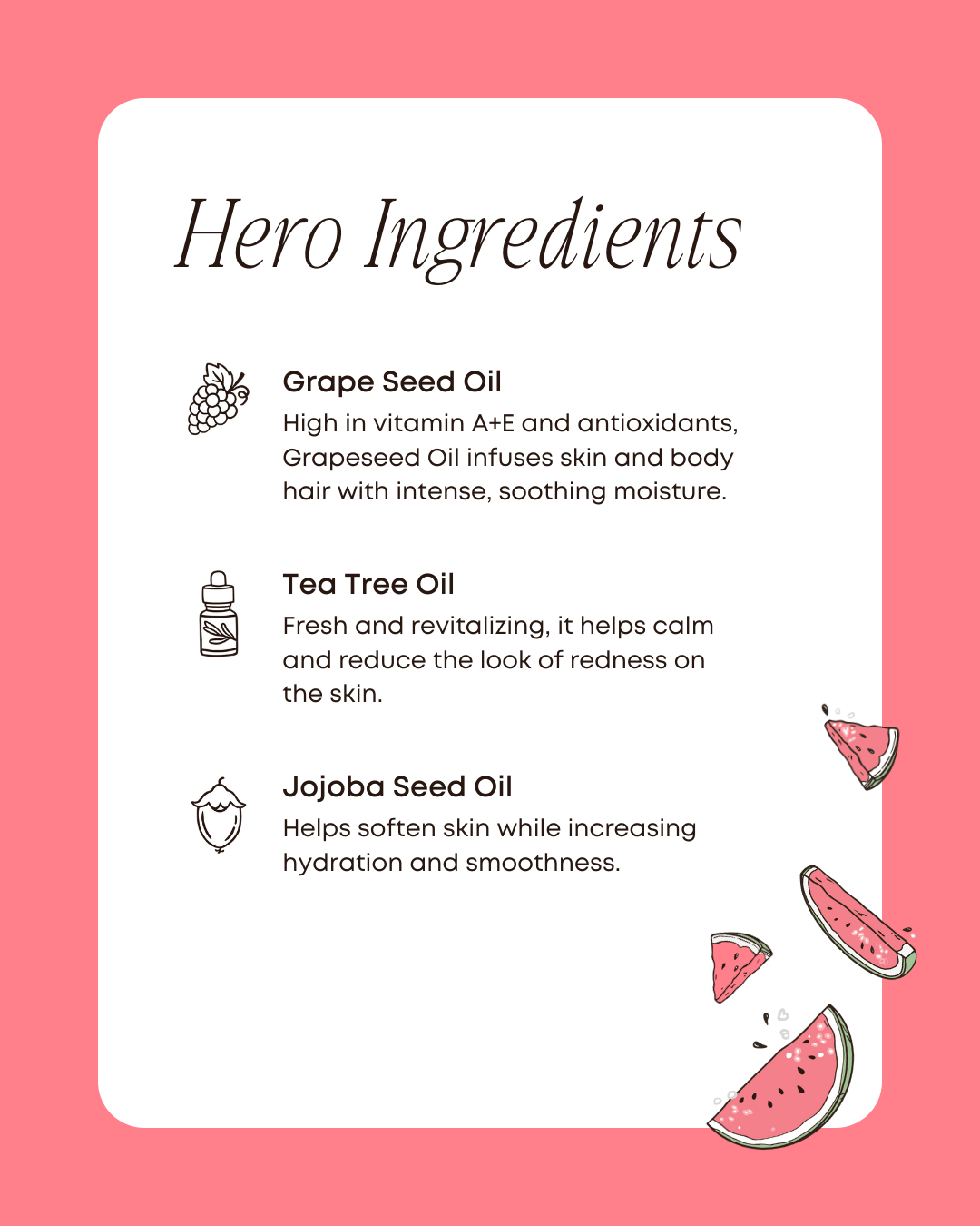 Ingrown Hair Oil- Watermelon Sugar